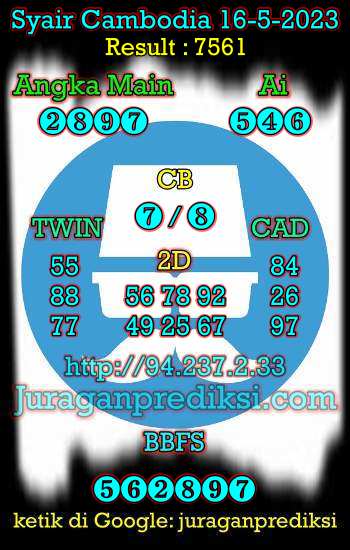 prediksi cambodia 16 mei 2023, syair cambodia hari ini selasa 16-5-2023, prediksi syair kamboja 16 mei 2023 4d jitu dan akurat
