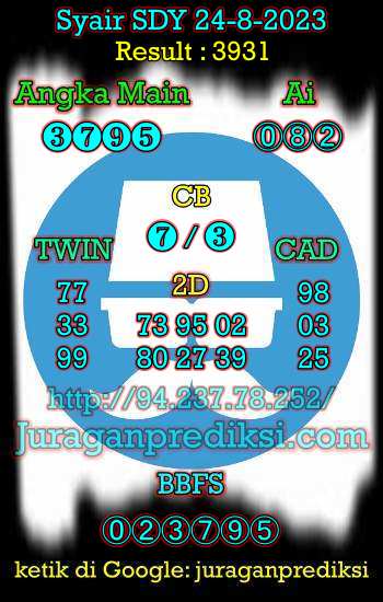 prediksi sdy 24 agustus 2023, syair sdy hari ini kamis 24-8-2023, prediksi syair sydney 24 agustus 2023, prediksi sdy jp jitu dan akurat