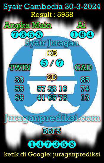 prediksi cambodia 30 maret 2024, syair cambodia hari ini sabtu 30-3-2024, prediksi syair kamboja 30 maret 2024 4d jitu dan akurat