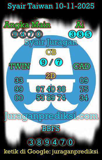 prediksi taiwan 10 november 2025, syair taiwan hari ini senin 10-11-2024, angka keluar togel taiwan, toto jitu taiwan 10 november 2025 akurat