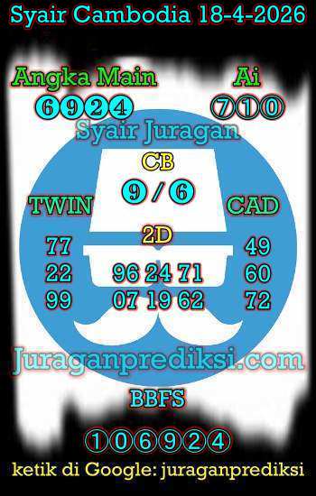 prediksi cambodia Sabtu 18 april 2026, syair cambodia hari ini Sabtu 18-4-2026, prediksi syair kamboja 18 april 2026 4d jitu dan akurat