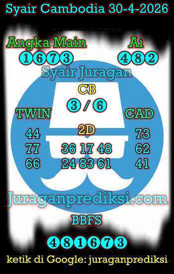 prediksi cambodia kamis 30 april 2026, syair cambodia hari ini kamis 30-4-2026, prediksi syair kamboja 30 april 2026 4d jitu dan akurat